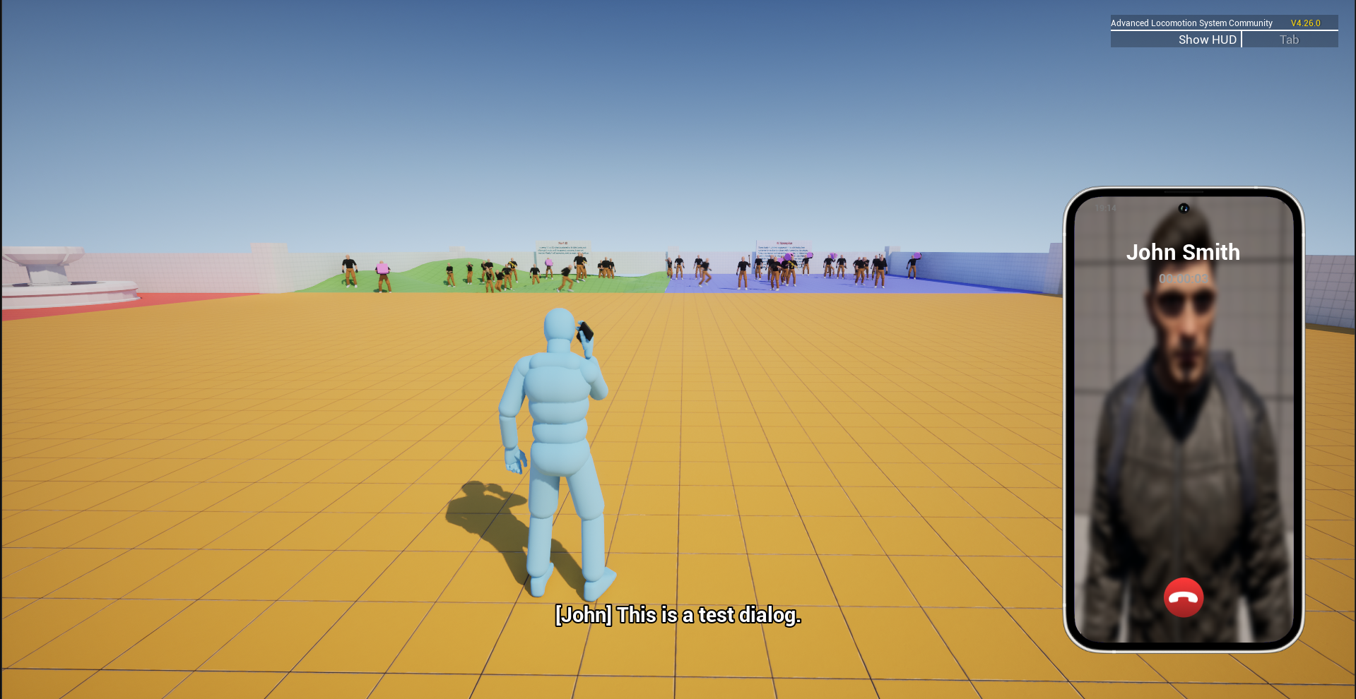 NPC call result in-game